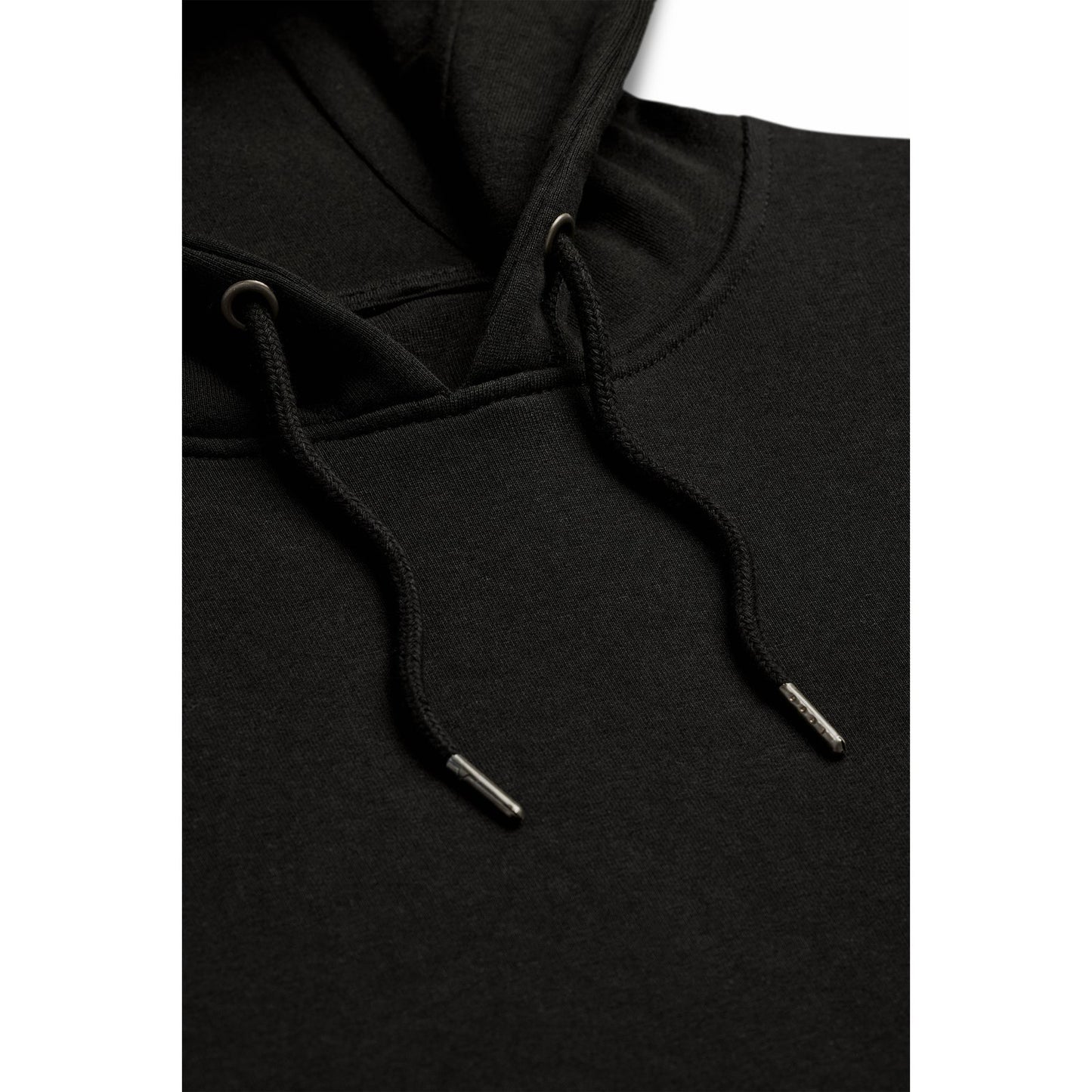 bə'kəm Black Organic Cotton Hooded Sweatshirt